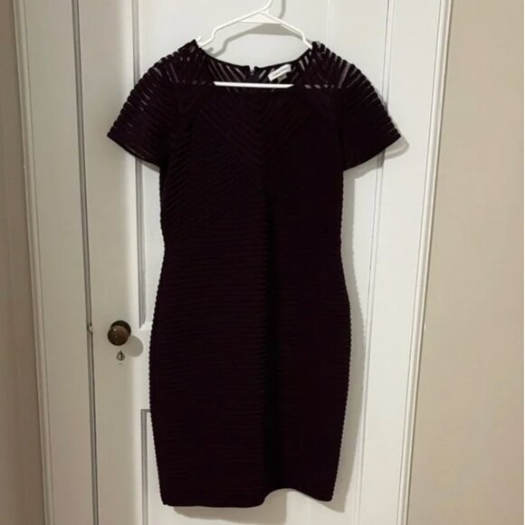 Calvin Klein Deep Purple Mini Dress - Picture 3 of 3